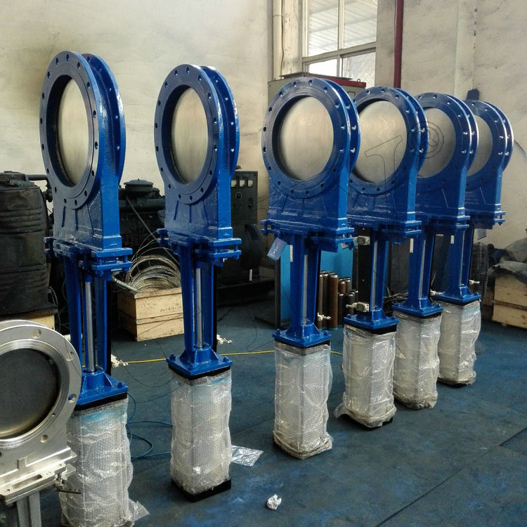 氣動刀型閘閥